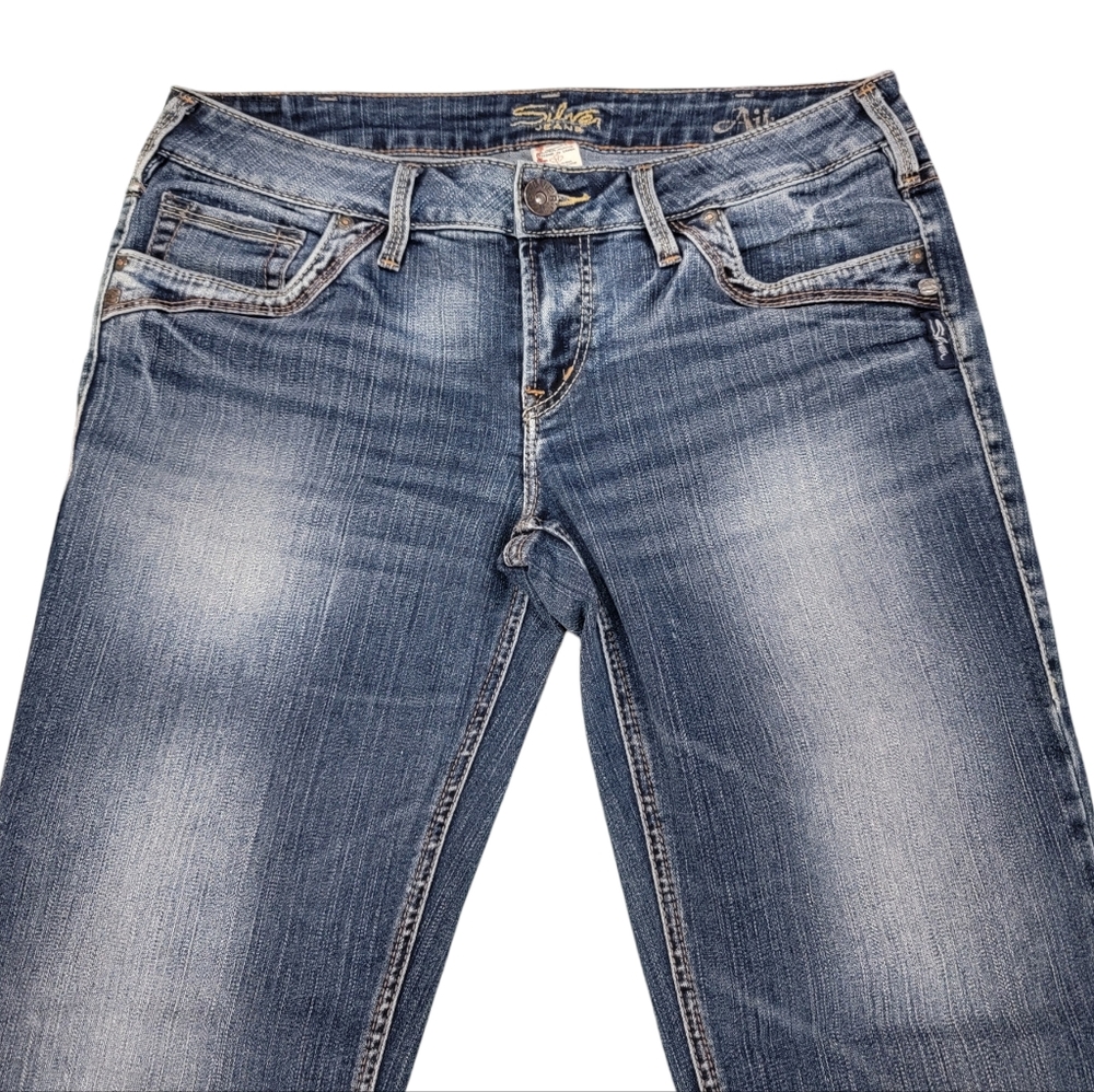 Silver Aiko Bootcut Jeans Blue Denim Y2K Festival Cowgirl Low Rise Women… - Picture 6 of 15